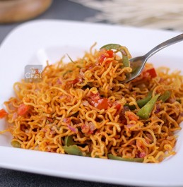 Fried Noodle Chaat Recipe